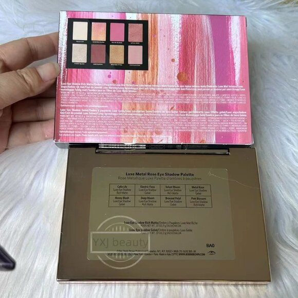 New Bobbi Brown Luxe Metal Rose Eyeshadow Palette Full Size~Limited Edition Rare - Picture 5 of 5